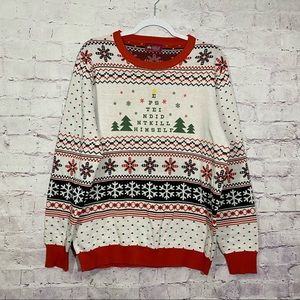 Epstein Didn't Kill Himself Ugly Christmas Sweater Size XL